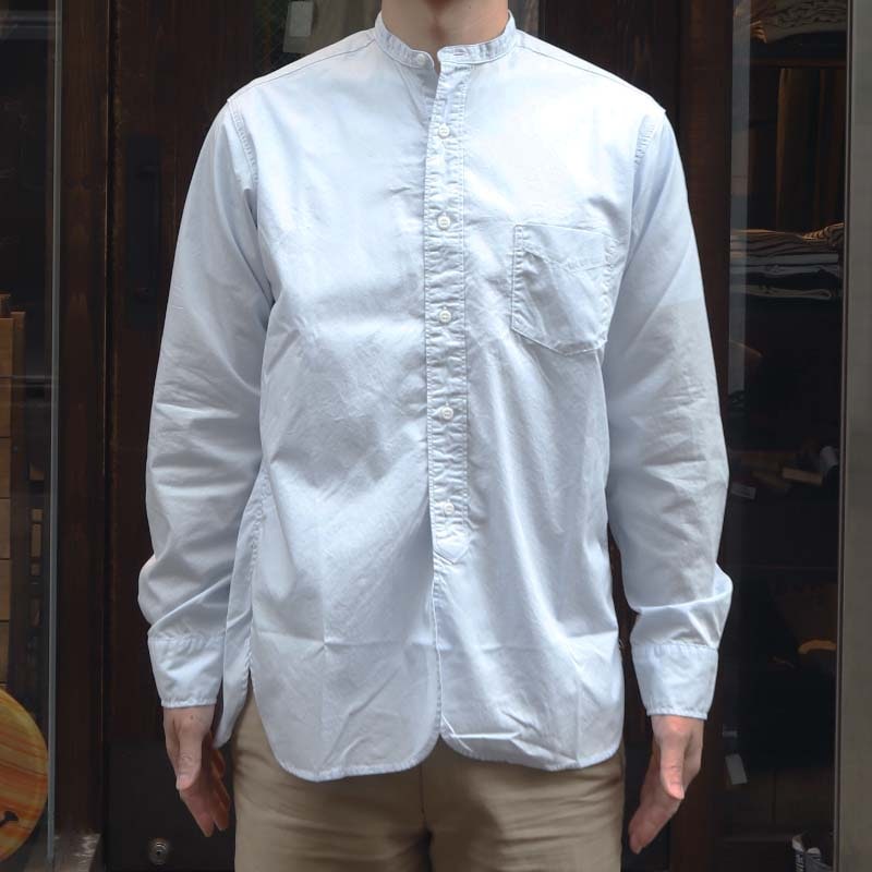 WORKERS/ワーカーズ Band Collar Shirt Broadclothの通販｜Freeport